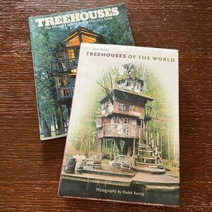 Two (2), vintage Pete Peter Nelson treehouse books